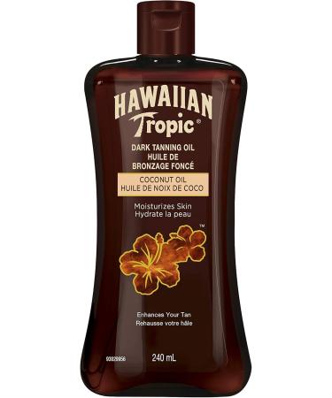 Hawaiian Tropic Moisturizing Dark Tanning Oil 240ml & Silk Hydration Weightless After Sun Lotion 180 Milliliters - Buy Online on GoSupps.com