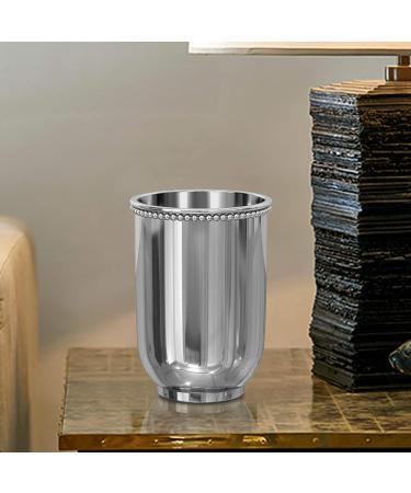 nu steel CHC5H Stainless Steel Beaded Tumblers for Bathroom Countertops - Shiny Finish Clear - Buy Online on GoSupps.com