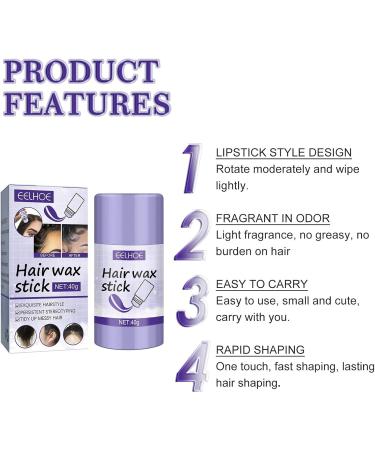 Aferzov Hair Styling Wax for Women Slick Stick Hair Pomade Long Lasting Hair Styling Tools for Women Compatible with Unruly Hair and Frizz - Buy Online on GoSupps.com