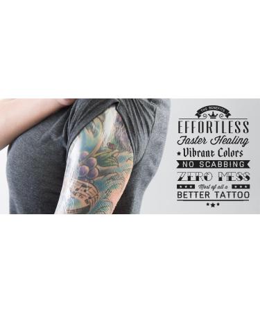 Saniderm Clear Transparent Antibacterial Tattoo Cover Wrap | 10.2 x 2 yard Sterile Roll Sheet - Buy Online on GoSupps.com