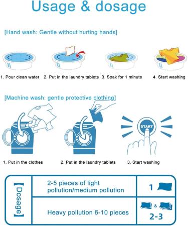 woyufen Laundry Detergent Sheets - 90 Loads Eco-Friendly Ultra Concentrated Laundry Strips - Biodegradable Plastic-Free & Vegan - Buy Online on GoSupps.com
