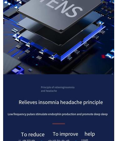 SZhongcheng Insomnia aids Sleep Instruments Electronic Smart Help Insomnia Depression migraine Micro-Current Head aids Low-Frequency pulses - Buy Online on GoSupps.com