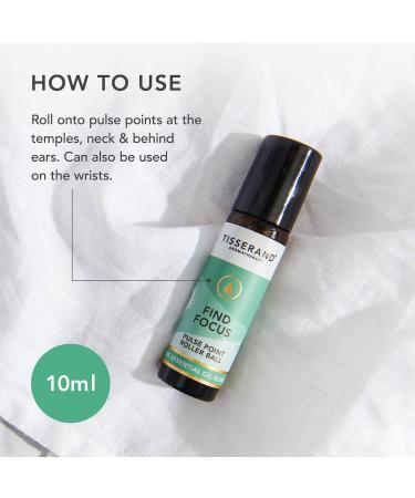 Tisserand Aromatherapy Focus Roller Ball Essential Oil 10ml - Pack of 1 - Buy Online on GoSupps.com