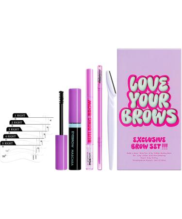  Veeteah Set of 10 eyebrow pencils - Eyebrow makeup kit - Waterproof - Eye makeup - Includes eyebrow chart eyebrow trimmer mascara - Buy Online on GoSupps.com