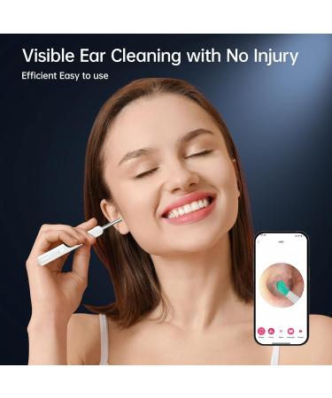 Ear Wax Removal Tool with Camera - 1296P Ear Cleaning Kit & Otoscope with Light for Effective Ear Care - Buy Online on GoSupps.com