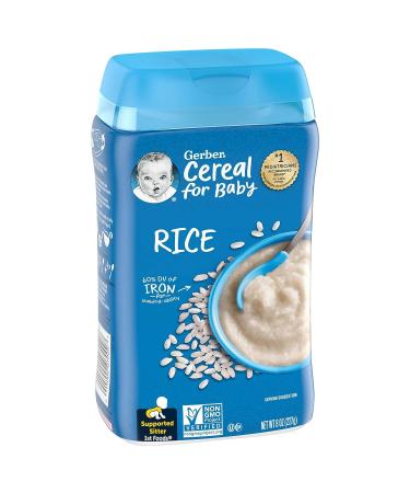 Gerber Baby Cereal 1st Foods Rice 8oz - Essential First Solid Food for Infants - Buy Online on GoSupps.com