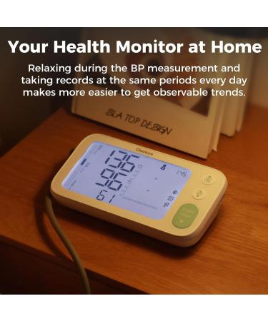 Buy Checkme Blood Pressure Monitor - Automatic Digital BP Machine with Bluetooth XL Cuff & Dual Display for Home Use - Buy Online on GoSupps.com
