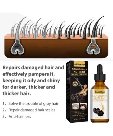 Darka Anti-Graying Hair Serum | 3pcs Ganoderma Nutrient Formula for Hair Growth & Eyebrow Care | Natural Anti-Gray Solution - Buy Online on GoSupps.com