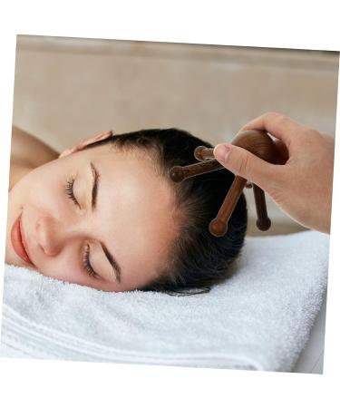 Beaupretty 6-Piece Wooden Massage Device Set - Five Claw Scalp Massager Hand Massager & Hair Scraping Tool for Ultimate Relaxation - Buy Online on GoSupps.com