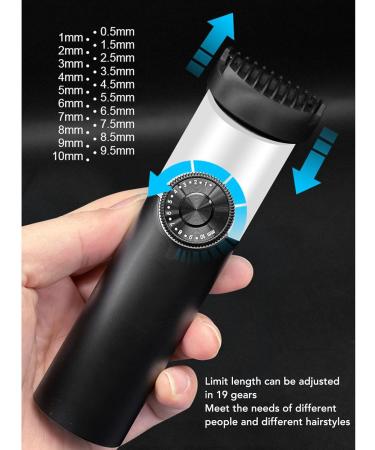 Buy Electric Hair Trimmer 5 in 1 Kit | LCD Screen Clipper & Home Barber Set - International Shipping - Buy Online on GoSupps.com