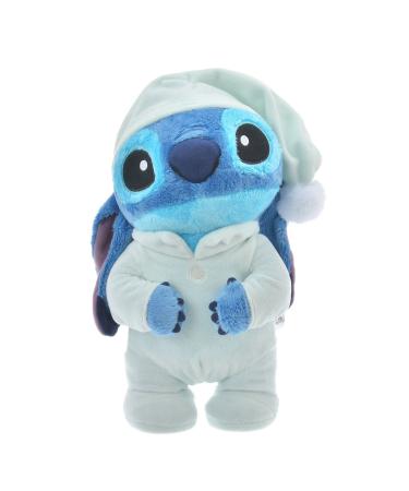 Disney Store Official Stitch Medium Soft Toy for Kids Lilo & Stitch 32cm/12 Plush Alien in Pyjamas with Embroidered Features Suitable for Ages 0+ Stitch in Pyjamas
