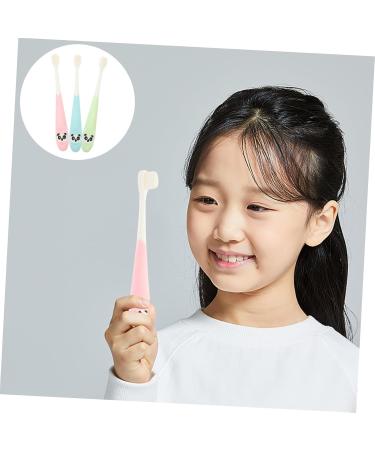 Iwowhero 3ST Ergonomic Travel Toothbrush for Kids | Ideal Daily Use for Girls - Durable & Compact Design - Buy Online on GoSupps.com