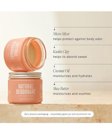 Natural Deodorant for Women & Men | Aluminum Free & Sensitive Skin Formula | All Day Freshness with Natural Ingredients 1.76 oz - Buy Online on GoSupps.com