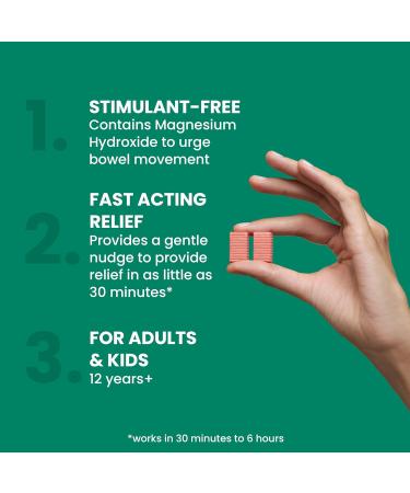 Dulcolax Soft Chews Laxative for Gentle Occasional Constipation Relief For Adults and Kids Ages 12 and Over Vegan Stimulant-Free Gluten-Free Laxatives Mixed Berry 30 Count - Buy Online on GoSupps.com