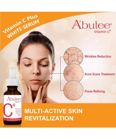 ARBUTEE Vitamin C Anti-Aging and Brightening Serum | Hyaluronic Acid Niacinamide Retinol & More for Men & Women - International Shipping Available - Buy Online on GoSupps.com