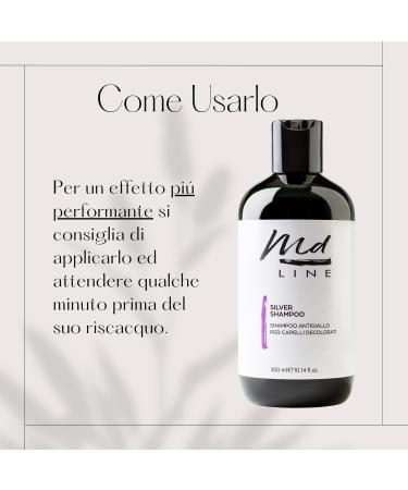  md LINE Professional Anti-Yellow Purple Shampoo for White Gray and Bleached Hair Cool Blonde Toning Shampoo Anti-Yellow Shampoo for Men and Women SLS and SLES Free - Buy Online on GoSupps.com
