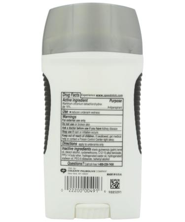 Speed Stick Antiperspirant & Deodorant Solid Unscented 3 oz (Pack of 4) Unscented 3 Ounce (Pack of 4) - Buy Online on GoSupps.com