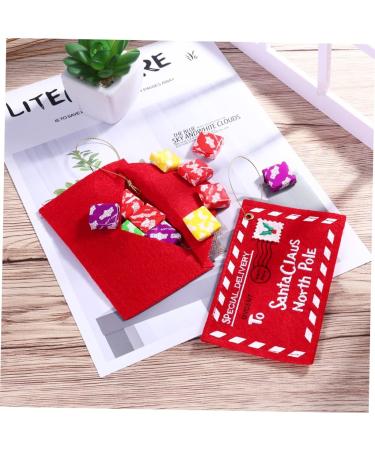 12pcs Card Envelope Christmas Tree Decoration Christmas Envelopes Pendant Accessories Party Bag - Buy Online on GoSupps.com