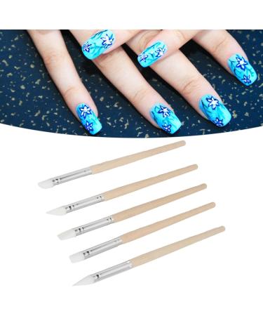 Nail Polish Carving Pen Outline Details Nail Art Sculpture Pen 2 Sets for Home DIY - Buy Online on GoSupps.com