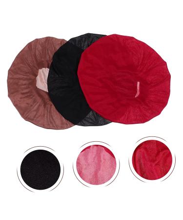 FOMIYES 3pcs Beauty Night Cap Turban Hats for Women - Curly Hair Bonnet for Sleeping | Elastic Shower Caps Women Headband - Miss - Buy Online on GoSupps.com