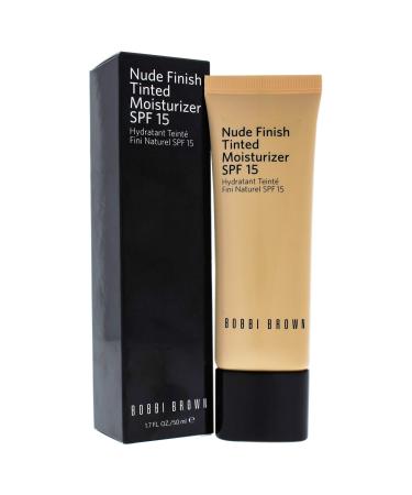 Bobbi Brown Nude Finish Tinted Moisturizer SPF 15 Medium Tint for Women, 1.7 Ounce Med to Dark Tint