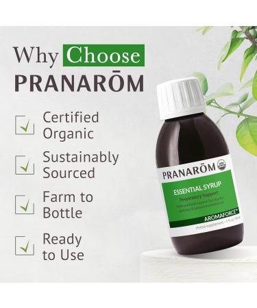 Pranarom - Aromaforce Essential Syrup 5oz - Soothing Fomula Including Fig Syrup Citrus Ecualyptus Scotch Pine - Buy Online on GoSupps.com
