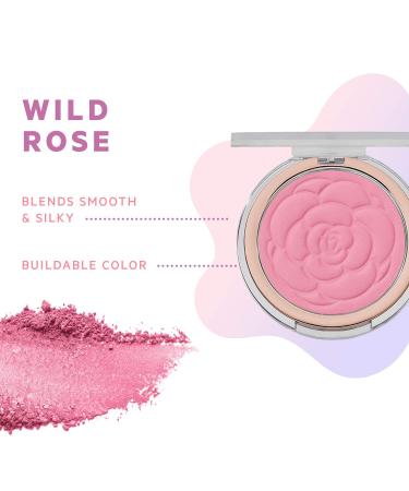 Flower Beauty Flower Pots Powder Blush - Smooth & Silky Skin Tone Enhancing Soft Satin Finish Makeup (Wild Rose) - Warm Wildrose - 1 Count - Buy Online on GoSupps.com