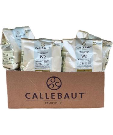 Callebaut White Chocolate 'W2' Callets - 7x0.4kg - Buy Online on GoSupps.com