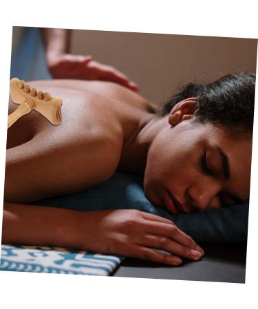 Healeeved 3ST Wooden Scratch Stick Back Massager - Gua Sha Body Tools - Thai Massage Roller - Universal Light Brown - 18x17.5cm - 3 Pack - Buy Online on GoSupps.com