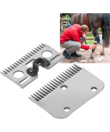 2Pcs 21 Teeth Horse Shears Replacement Blades Professional Carbide Clipper Blades for Horse Equine Goat Pony Cattle - Buy Online on GoSupps.com