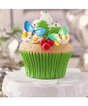 Alegre Edible Butterflies - 40 Colorful Cake & Cupcake Toppers for Weddings & Birthdays | International Shipping - Buy Online on GoSupps.com