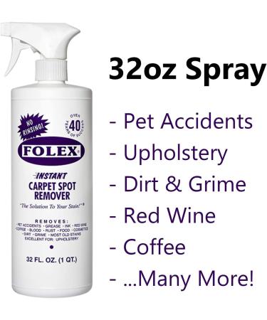 Cemko Cleaning Cloth and FOLEX Instant Carpet Spot Remover Kit - 32oz | Effective Carpet Stain Removal - Buy Online on GoSupps.com