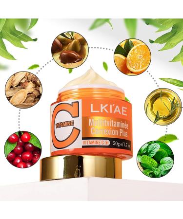 AILKE BOOST LUSTER LKIAE Pure Vitamin CA Face Cream Glow Boosting AntiAging Whitening Skin Hydrating With Niacinamide Day & Night Facial Cream For All Skin Types 50ml X2 - Buy Online on GoSupps.com