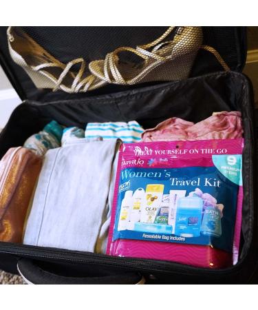 Handy Solutions 9 Piece Women's Travel Kit - Portable & Reusable Essentials - Buy Online on GoSupps.com