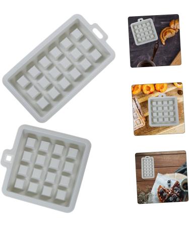 Generic Waffle Baking Mold 2 Pcs Square Silicone Mold Cookie Pudding Mold Silicone Waffle Making Mold Tray Rice Cake Waffles - Buy Online on GoSupps.com