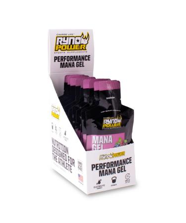 Ryno Power Mana Performance Gel Caddy (12 Servings) 'Mixed Beries'