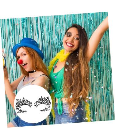 Healeved 3 pairs Eyeliner Popular Eyeshadow Sticker Fabric Drama Liner Pride Jewelry Lace Black Stickers 13.00X6.00X0.10CM Black - Buy Online on GoSupps.com