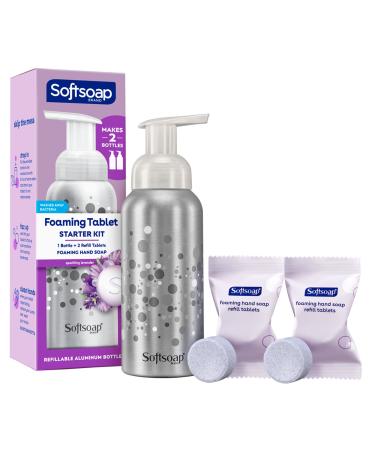 Softsoap Hand Soap Tablets Sparkling Lavender  Starter Kit with Pump and 2 Tabs
