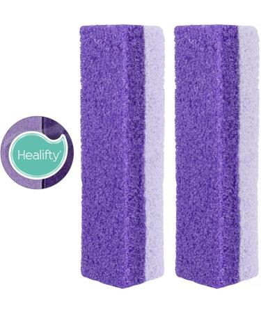 SUPVOX 2x Foot Stone Exfoliating Pumice Callus Remover - Purple Skin Cleaner for Soft Feet | International Shipping - Buy Online on GoSupps.com