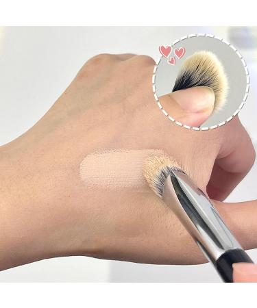 Soft Hair Triangular Head Concealer Brush Professional Highlighter Makeup Brush for Women Portable Design Multiple Use - Buy Online on GoSupps.com