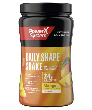 Power System Daily Shape Shake for weight loss Mango 360g Meal replacement Gluten-free 24g protein Mango 360 g (1 pack)