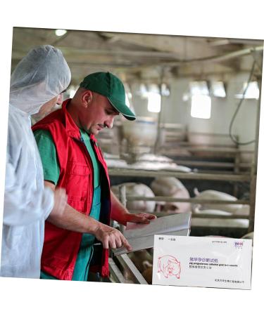 MAGICLULU 6 Pcs Pregnant Tester Livestock Testing Paper Farm Animal Test Paper Animal Pregnancy Test Tools Sow Early Pregnant Detection Paper Pregnancy Test Paper The Cow Plastic White Whitex3pcs 1 count (Pack of 1) - Buy Online on GoSupps.com