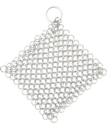 Kitchen Cleaning Tool Stainless Steel Cleaner Chain Scrubber Pots Washing Net Rusts Removers for Daily Home 5in Round - Buy Online on GoSupps.com