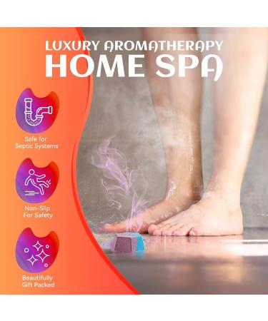 Aofmee Shower Steamers 8 PCS - Aromatherapy Shower Bombs with Essential Oil - Shower Fizzies Bath Bombs for Women - Perfect Valentines, Birthday, Mothers Day, Christmas Gift - Buy Online on GoSupps.com