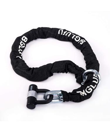 BIGLUFU Motorcycle Chain Lock 120cm/4ft Heavy Duty Cut Proof Square Chains + U Lock - Ideal for Motorcycles, Bikes, Scooters - 4 Keys Included - Buy Online on GoSupps.com