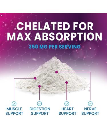 Magnesium Powder Supplement - Magnesium Citrate Powder Drink Mix Unflavored - Mag Citrate & Aquamin Supplements for Bone Heart & Muscle Support Sugar Free Gluten Free Vegan - 60 Servings - Buy Online on GoSupps.com