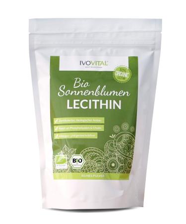 ORGANIC Sunflower Lecithin Powder IVOVITAL (Organic certified) (1200g)