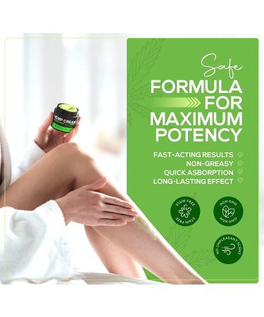 Hemp Cream 2 Pack - Maximum Strength for Muscle & Joint Relief - Natural Hemp Oil Extract with Turmeric, MSM & Arnica - Made in USA 8 Oz - Buy Online on GoSupps.com