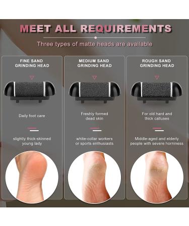 Electric Callus Remover for Feet | Rechargeable Waterproof Pedicure Kit with 22 Tools | Wet & Dry Foot File for Dead Skin & Cracked Heels | 3 Roller Heads, 2 Speeds - Buy Online on GoSupps.com