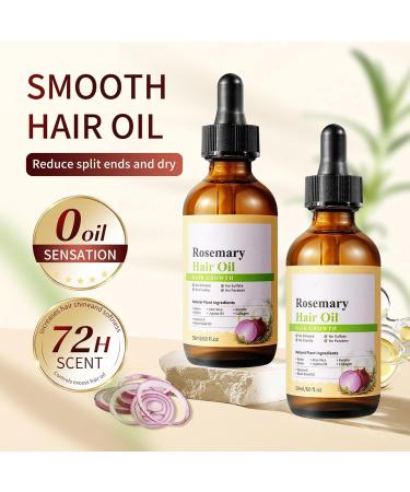  Generisch Moisturizing hair oil - 59 ml - For frizzy hair - Fortifying treatment for damaged scalp - Curly and brittle hair - For men and women - Buy Online on GoSupps.com